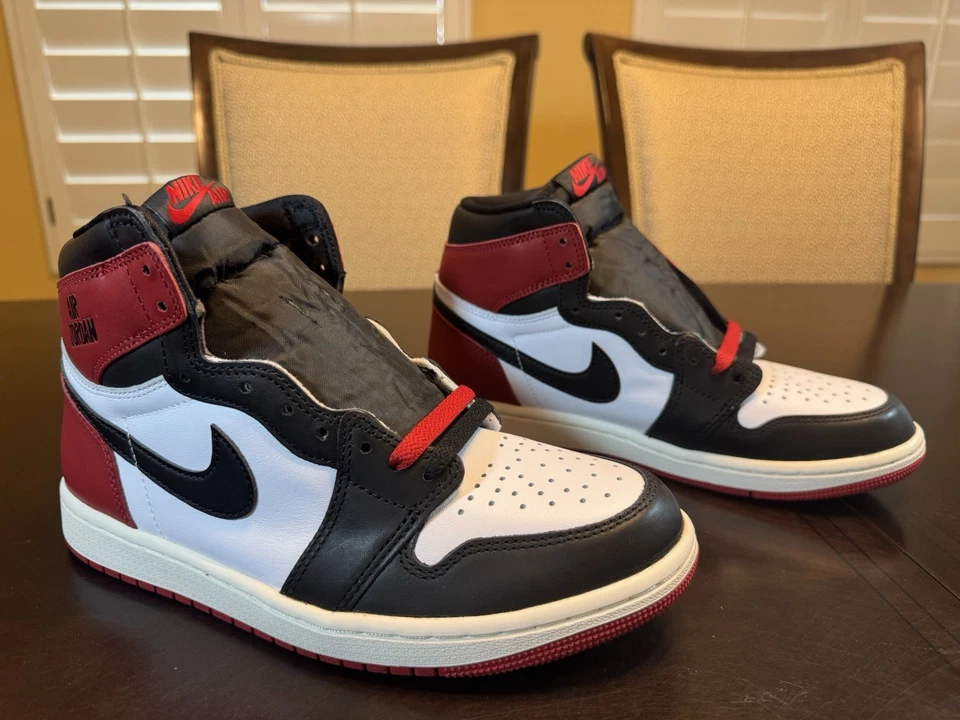 New Nike Air Jordan 1 Retro High OG Black Toe Reimagined Sneakers US 7.5 M / 9 W - Image 1 of 4