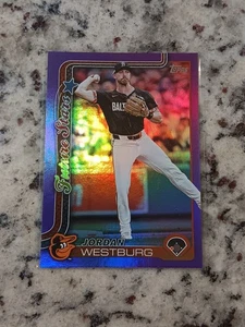 2025 Topps Serie 1 Future Stars Jordan Westburg #142 Lámina Púrpura/250 Orioles - Imagen 1 de 2