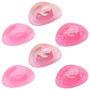 6 Pcs Mini Cowboy Hat Small Hats for Crafts Western Miniature Party Decorations - Bild 1 von 12