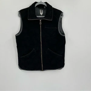 Howe No 65 Creative Workforce Utility Zip Up Black Camo Vest NWT Medium - Picture 1 of 9