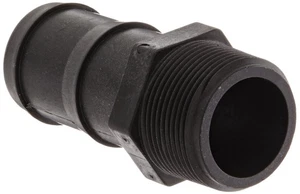 Banjo Poly Hose Fitting Adapter 1-1/4" Male NPT X 1-1/2" Hose Barb - HB125-150 - Picture 1 of 3