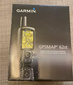 NEW Garmin GPSmap 62st Handheld Navigator Bundle+ 1Gb microSD card Free Shipping - Picture 1 of 8