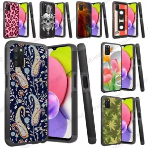 Per Samsung Galaxy A03s Custodia Slim Resistente Antiurto + Cover Vetro Temperato m1 - Foto 1 di 24