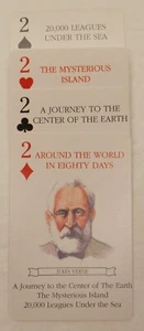 Tarjetas de juego coleccionables de Julio Verne (autor famoso) - Imagen 1 de 1
