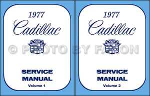Cadillac 1977 manual de taller Deville Seville Fleetwood Eldorado servicio de reparación - Imagen 1 de 2