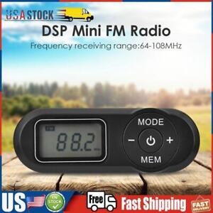 Portable Pocket Mini Radio LCD Digital Display Retro Rechargeable FM Player
