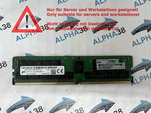 Micron 32 GB DDR4-2666 PC4-2666V MTA36ASF4G72PZ-2G6 CL19 2Rx4 ECC Server RAM - Bild 1 von 1