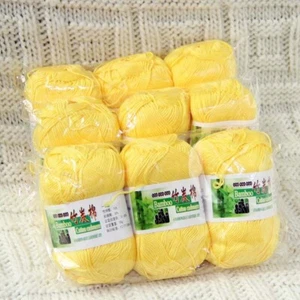Sale 9SkeinsX50gr Bamboo Cotton Baby Blankets Hand Knitting Crochet Yarn 27 - Picture 1 of 24