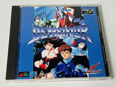 Devastator Mega Drive MD Genesis WolfTeam Used Japan 1993 Boxed Tested Working - Image 1 of 4