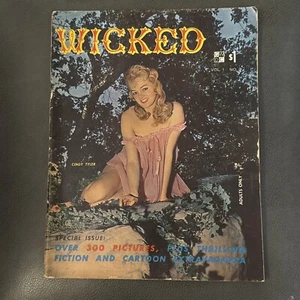 Rare 1960 Wicked Pinup Magazine - Men’s Cheesecake Pinup - Picture 1 of 6