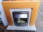 electric fireplace and surround used