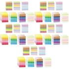  5 Book Circle Sticker Labels Colored Sticky Dot Handwriting
