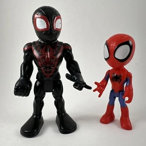 Spidey & His Amazing Friends Marvel SpiderMan & Miles Morales Action Figure Toys - Picture 1 of 12