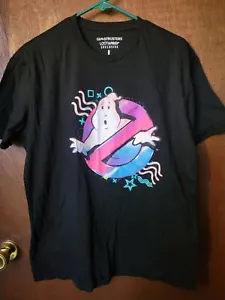 Cazafantasmas Unisex Negro Gráfico Talla Camiseta grande exclusiva de LootCrate, nueva sin etiquetas - Imagen 1 de 3