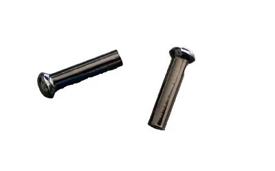 Porsche 911 912 912E 65-76 Steel Door Lock Knob-Pair - Image 1 of 2