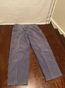 Vintage LL Bean Corduroy Pants Womens Size 12 Petite Blue - Picture 1 of 13