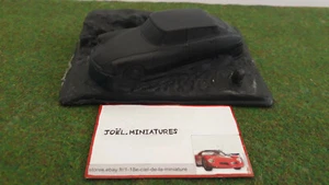 Très beau DIORAMA CITROËN DS en relief massif en résine noire moule ? à peindre? - Imagen 1 de 5
