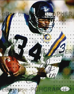 HERSCHEL WALKER FIRMADO AUTOGRAFIADO 8x10 Minnesota Vikings Georgia J.S.A. CERT. - Imagen 1 de 3