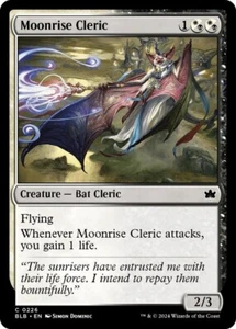 MTG (x4) Moonrise Cleric (x4) Playset (Bloomburrow C#226) NM/LP - Picture 1 of 1