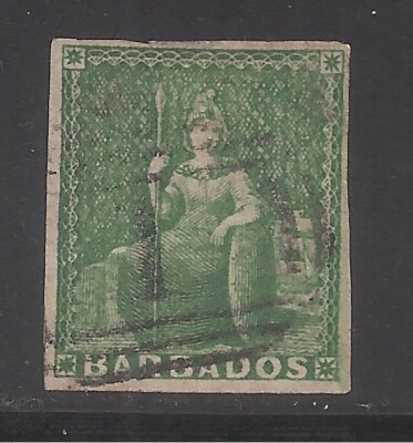 Barbados   Sc# 5   used   Cat Val $230   gtc12 - Image 1 of 2