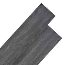 vidaXL PVC Flooring Planks 5.26m² 2mm Black and White Waterproof Board Tile