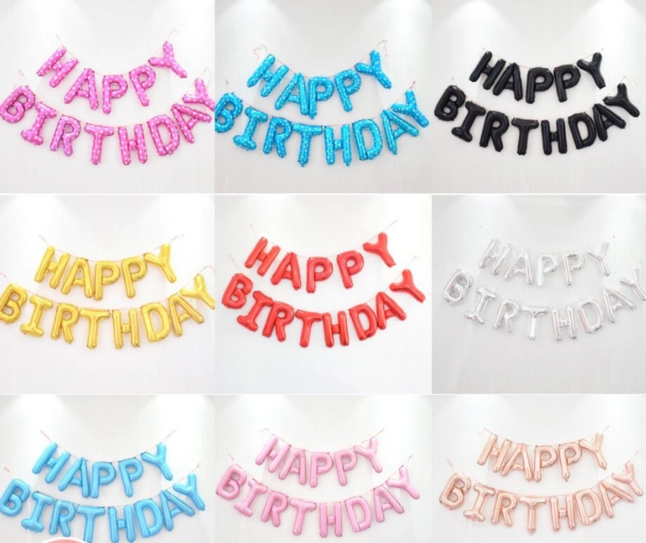 Lettere Di Compleanno Felici Gonfiabili In Grande Banner Decorativo Per Feste - Immagine 1 di 1