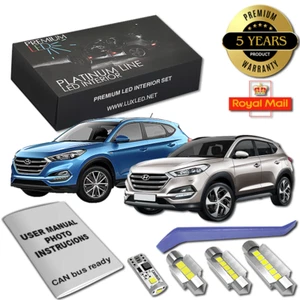 Hyundai Tucson LED Interior Kit Full Premium 7 SMD Set White Error Free - Picture 1 of 12