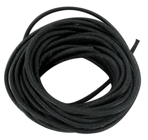 Cordon en Coton ciré 2 mm noir 5 m - Picture 1 of 1