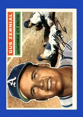 1956 Topps Set-Break # 45 Gus Zernial EX-EXMINT (white back) *GMCARDS* - Image 1 of 2