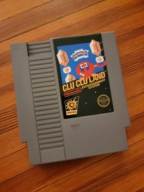 VTG Clu Clu Land Nintendo NES 1985 5 Screw VIDEO GAME