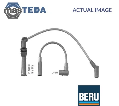 ZEF1256 IGNITION CABLE SET LEADS KIT BERU FOR CITROËN BX 19 GTI 16V 1.9L - Image 1 of 4