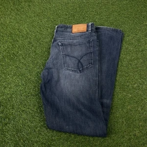 Calvin Klein Men's Jeans W33 L34 Slim Taper Light Blue Denim - Picture 1 of 4