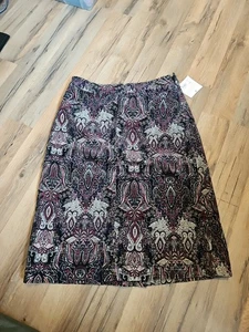 Croft and Barrow bedruckter Damen Stretch Rock Größe 6 - Bild 1 von 6