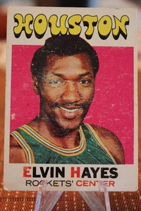 1971 Topps Basketball ELVIN HAYES #120 - Houston Rockets - Picture 1 of 2