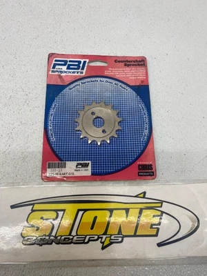 Piñón contraeje delantero de acero PBI 335-15 15T Honda CR85RB CR80R CR85 CR80 R Foto 1 de 3