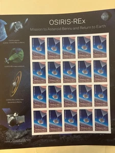 Scott #5820 Osiris-REX Pane of 20 Forever Stamps (2023) - Picture 1 of 1
