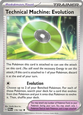 Technical Machine Evolution 178/182 SV04 Paradox Rift Pokemon 009883 - Image 1 of 2