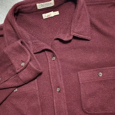 Faherty The Legend Shirt Men’s XXL 2XL Maroon Red Flannel Button Up Soft Pocket - Image 1 of 4