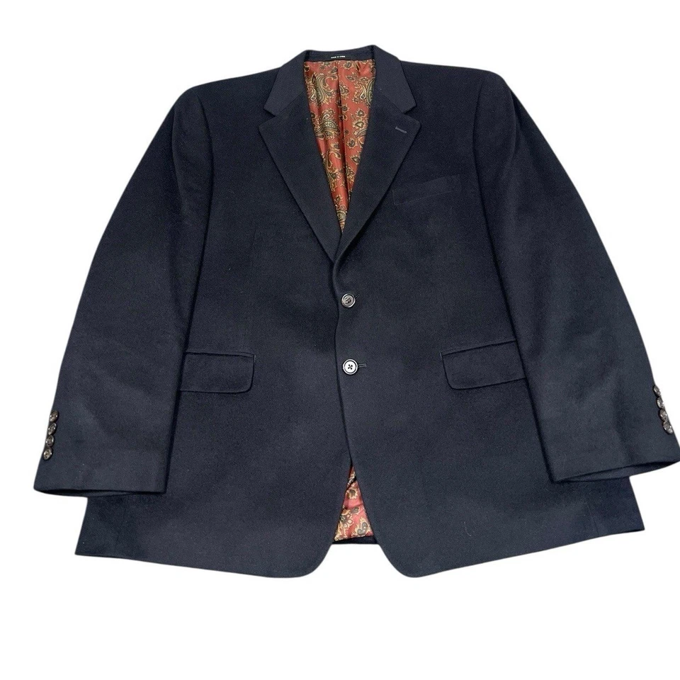 Blazer Lauren Ralph Lauren Hombre 46S Negro Cachemira Seda Lana Abrigo Deportivo Chaqueta Foto 1 de 4