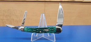 2004 CASE XX JADE ARROWHEAD SEAHORSE WHITTLER HUNTER KNIFE 6355WH SS - Picture 1 of 8