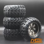 Rc Monster Truck Aluminium Wheels Tires For Traxxas Rustler Stampede