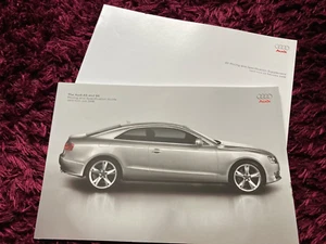 Audi A5 & S5 Coupe Brochure 2009, UK issue, dated July 2008 - Picture 1 of 2