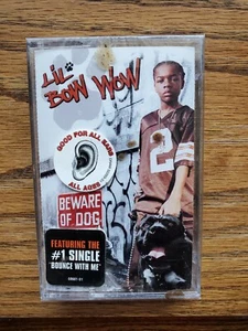 NEW Lil Bow Wow Beware of Dog SEALED Cassette Tape R&B Rap Hip Hop Vtg - Picture 1 of 6