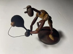 Wooden Jointed Tennis Player Figure Germany Western Zone - Picture 1 of 5
