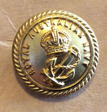Australia WW1 RAN Officers Tunic Button.