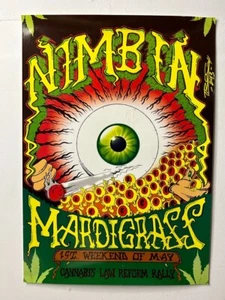 Nimbin Mardi Grass 2013 Festival Poster Australian hippie cannabis 30 x 42cm - Bild 1 von 2