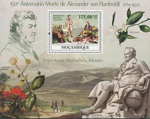 Naturalist Stamp Alexander von Humboldt Explorer Naturalists Souvenir Sheet MNH - Picture 1 of 1