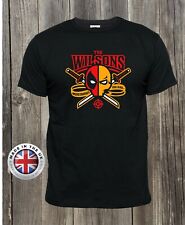 Deadpool t shirt Deathstroke Wilson Brothers black printed, unisex+ladies fitted
