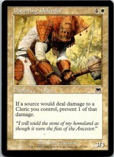 Daunting Defender Magic The Gathering Onslaught Card Light Play X1
