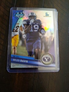 Miles Davis 2023 Bowman Chrome University Refractor RC Card #72